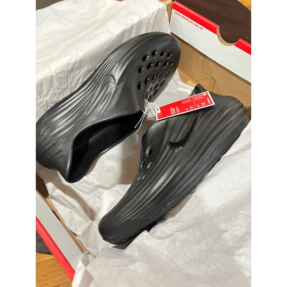 Nike ReactX Rejuven8 Triple Black Size 11 Mens HV5060-001 - Picture 3 of 8